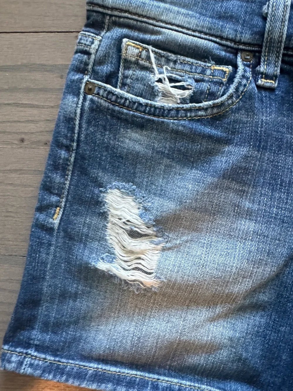 Joe's Jeans Distressed Denim Shorts